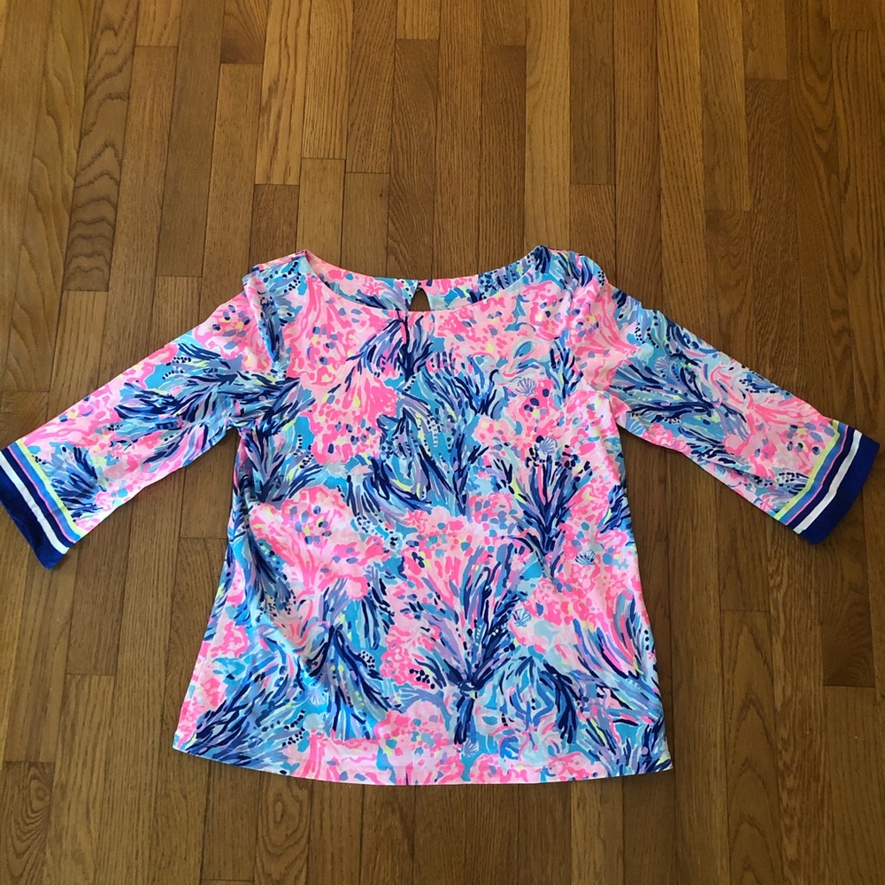 Lilly Pulitzer Waverly Top size L